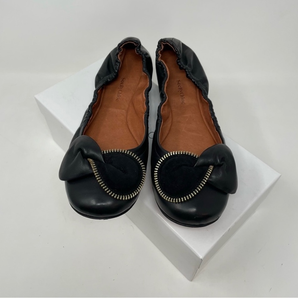 Ballet flats - See by Chloe Zip. So cute on. Great condition.